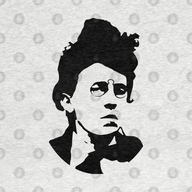 Emma Goldman Silhouette - Anarchist, Feminist, Socialist by SpaceDogLaika